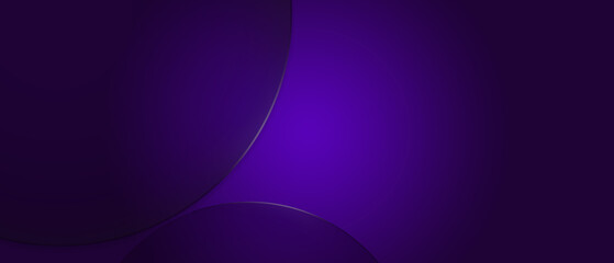 Dark bubbles and glowing light on dark purple background .Abstract gradient background modern luxury