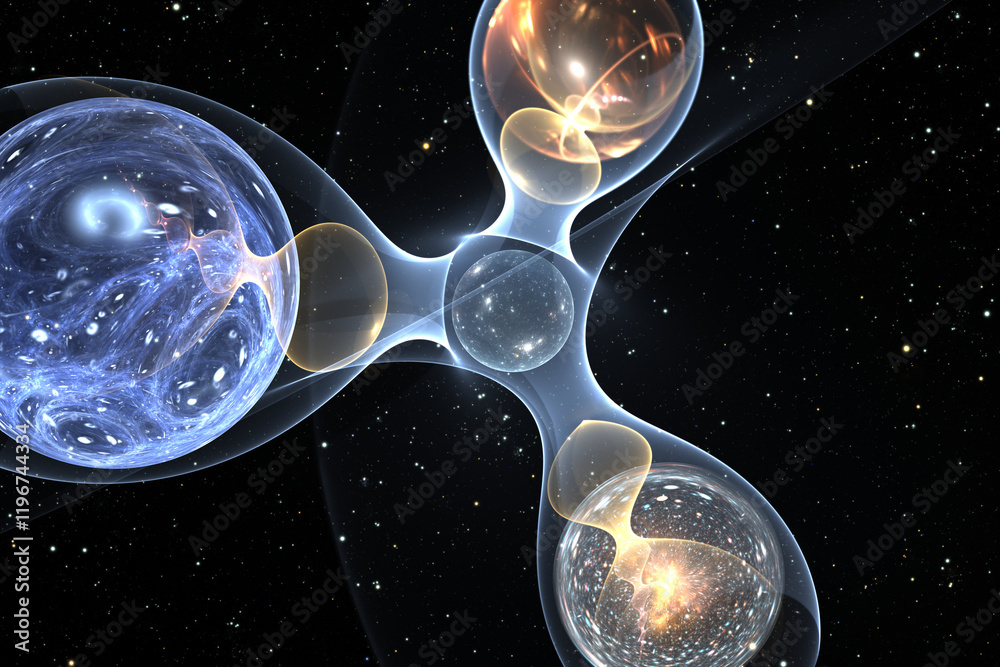Canvas Prints multiverse. other universes or alternate universes, hypothetical group of multiple universes