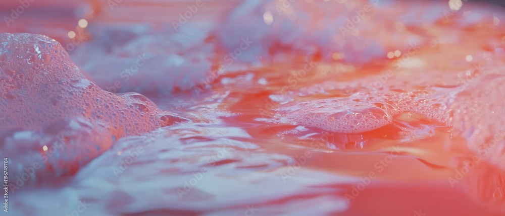 Poster Crayon melting art with vibrant wax flow and warm heat source in an artistic setup