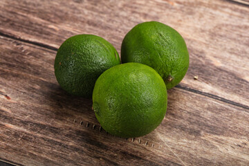 Green sour tropical Lime fruit