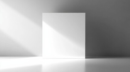 Fototapeta premium Open and minimalistic space offering potential for creative text placement and design experimentation. Generative AI