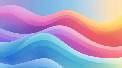 Colorful Wavy Abstract Wallpaper