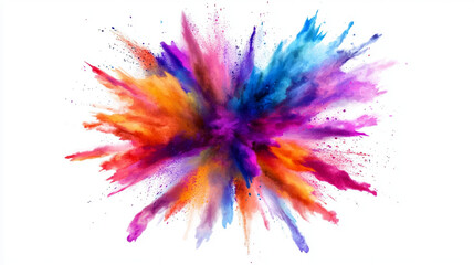 Colorful Explosion Abstract Wallpaper