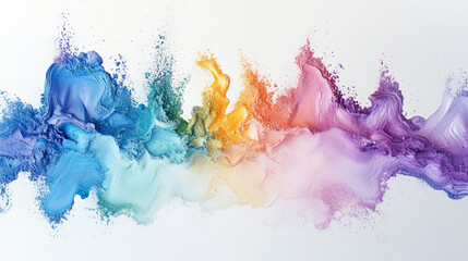 Colorful Explosion Abstract Wallpaper