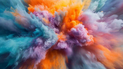 Colorful Explosion Abstract Wallpaper