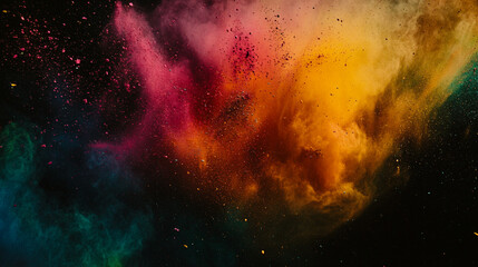 Colorful Explosion Abstract Wallpaper