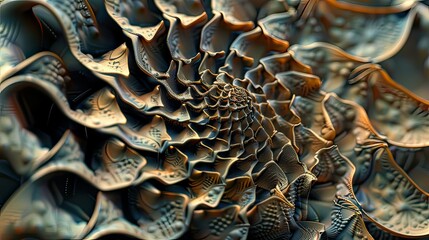 A macro shot of a flower with intricate details.