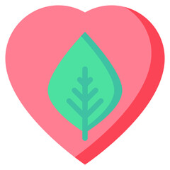 love plant vector flat icon