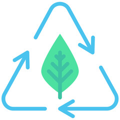 recycle vector flat icon