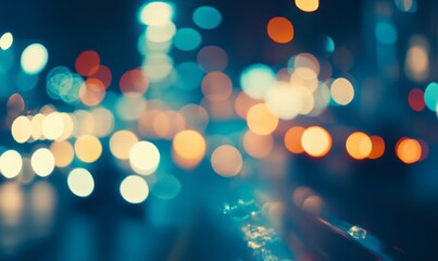 Fototapeta premium blue light speed blur blur abstract background