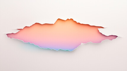 A colorful abstract piece with a gradient shape enhancing modern design.