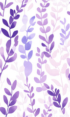 Creative Seamless Pattern 2D Doodle Floral Illustrations for wallpaper, card, tile.