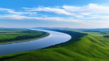 Serene River Landscape