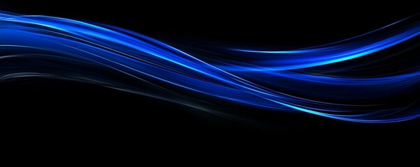 beautiful abstract wave technology background with blue light digital effect corporate concept