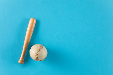 baseball bat and ball