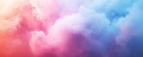 Fototapeta premium Abstract light blue pink noisy background, shimmering highlights texture presentation slide, subtle pastel shades, Generative AI
