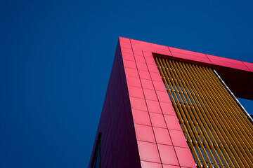 low angle view of a modern building © jozzeppe777