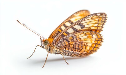beautiful butterfly isolated on white