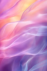 Fototapeta premium Abstract soft peach lavender grainy background, color blend texture poster banner, dynamic wave effects, Generative AI