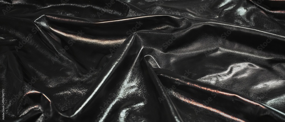 Poster dark leather texture creates a modern and sophisticated effect with sleek lines and subtle shine