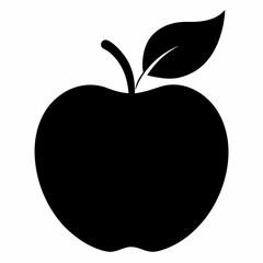 Black Apple Vector Art