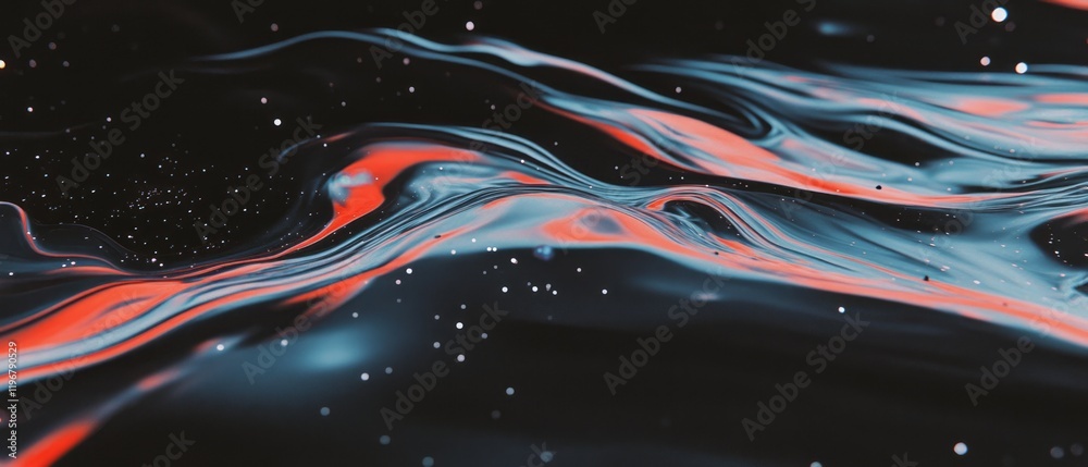 Poster swirling galaxies and stars create a cosmic tapestry of wonder and mystery in deep space