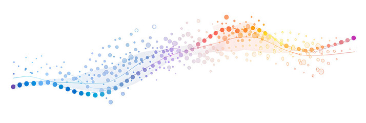 Illustrative Display of Linear Regression Analysis Method on a Scatter Plot Chart