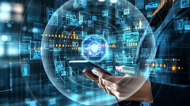 Digital technology and data analysis in business with a focus on smartphone usage in modern environments