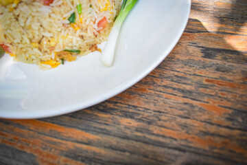Generous pieces of fresh crab meat are artfully scattered throughout the dish. 