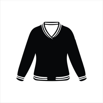 recommend clip art: Varsity Jacket - Activewear Jacket Design with Pocket - Jackets Fashion Technical Illustration
