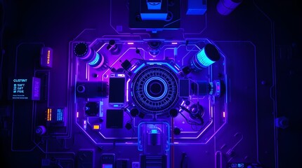 Obraz premium circuit board background