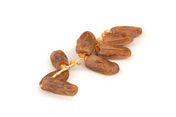 Dates fruit isolated on white background