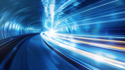 Futuristic Energy Tech Concept: Abstract Vectors & Digital Illusion of Light