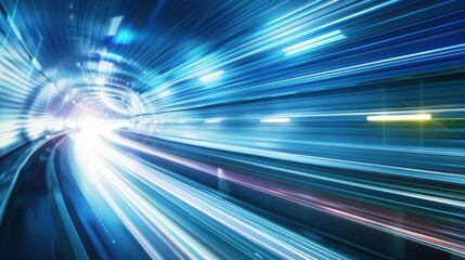 Futuristic Energy Tech Concept: Abstract Vectors & Digital Illusion of Light