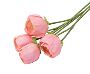 Stunning Pink Artificial Flower Bouquet - Perfect for any occasion , isolated on white background PNG
