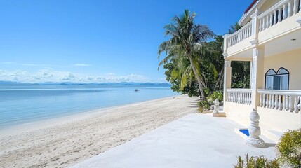Obraz premium Tropical Beach House Getaway