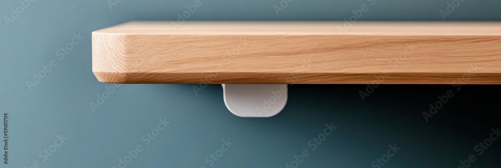 Poster minimalist cable management solution sleek wooden desk with hidden power strips for modern home offi