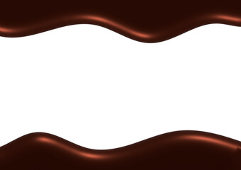 チョコレートの背景　バレンタイン　フレーム