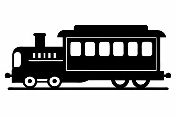 Minimalist Train Vector Illustrations