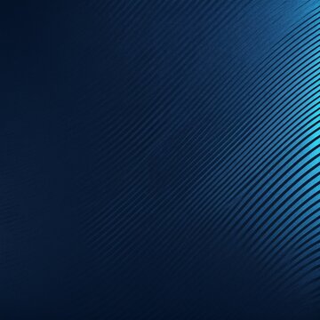 grainy deep blue metallic texture abstract geometric parallel curves background banner with blank space