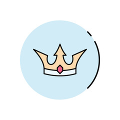 Crown vector icon
