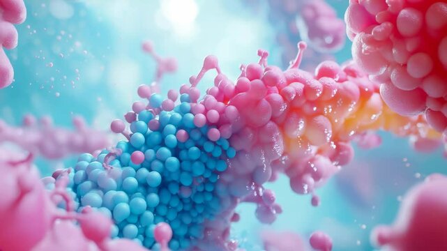 Proteins and Enzymes Interacting in a Cellular Environment: A Microscopic View