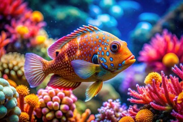Fototapeta premium Immerse yourself in Thailand's underwater world; captivating sea creature photography awaits.
