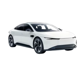 Sleek Modern Electric Vehicle - Futuristic Design and Technology , isolated on white background PNG