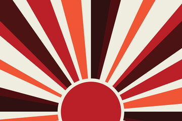 Sunburst retro abstract background, sun retro design background
