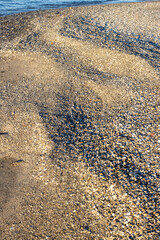 Abstract view on the beach, Sicily, Italy