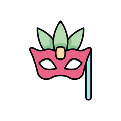 Carnival Mask vector icon