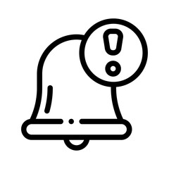 bell line icon