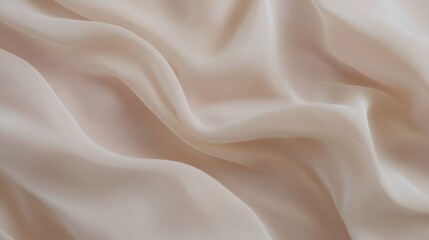 Obraz premium A white fabric with a wavy texture