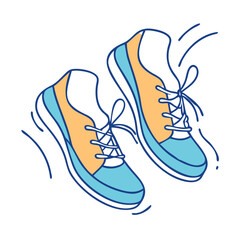walking shoes with laces icon, walking shoes with laces vector, 